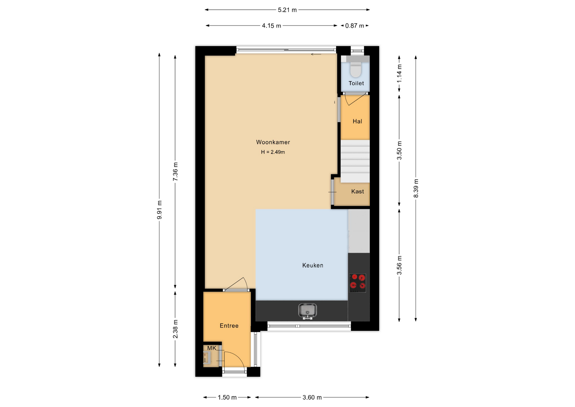 Weerterbos 49 , 2134 HJ Hoofddorp map
